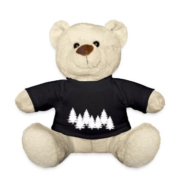 Trees - Teddy Bear - black - Front