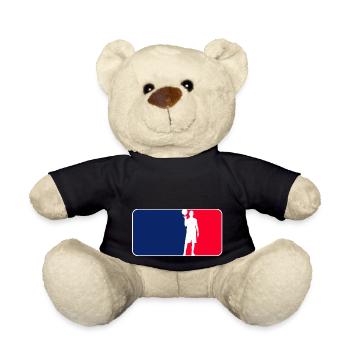 Basketball Logo - Teddy - Schwarz - Vorne