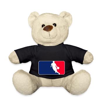 Basketball Logo - Teddy Bear - black - Front