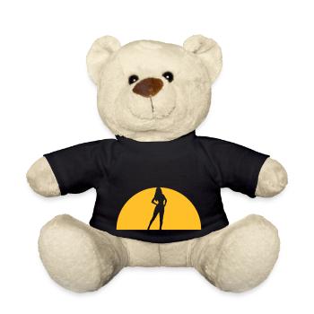 Abendsonne Frau Sexy - Teddy - Schwarz - Vorne