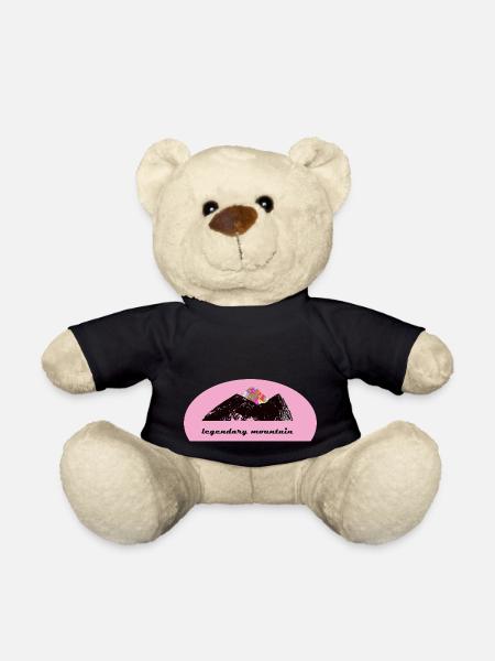 Legendary Mountain - Teddy Bear - black