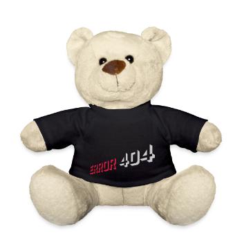 Erreur 404 Nerd Computer - Nounours - noir - Devant