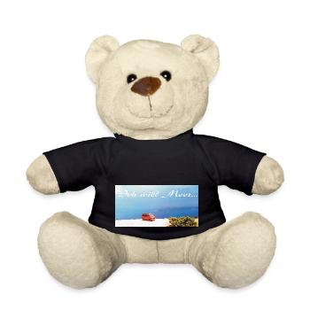 Ich will Meer - Teddy - Schwarz - Vorne