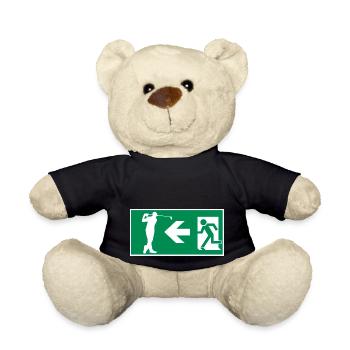Notausgang zum golfplatz Golf Hobby Design - Teddy - Schwarz - Vorne
