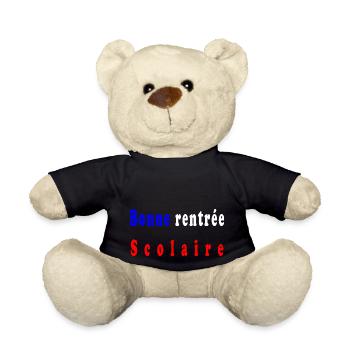 Bonne rentrée scolaire - Nounours - noir - Devant