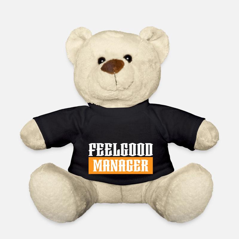 Agentur Feelgood manager orange tshirt schwarz - Teddy - Schwarz