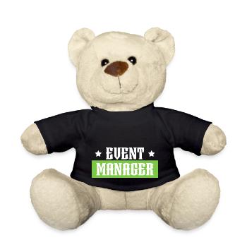 T-shirt vert Event Manager noir - Nounours - noir - Devant