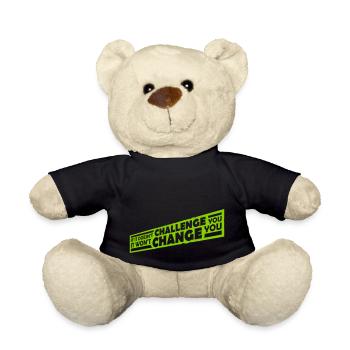 Workout Fitness Motivation Zitat - Teddy - Schwarz - Vorne