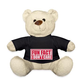I dont care fact - Teddy - Schwarz - Vorne