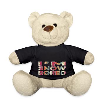 fun under the tree beach holiday statement cute - Teddy - Schwarz - Vorne