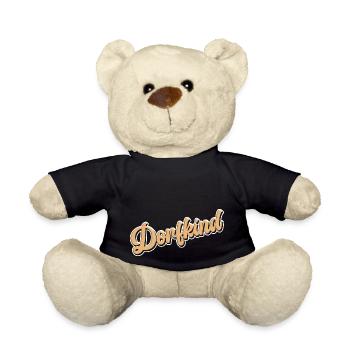 Dorfkind, Land, Eifel, Dorf, Spruch, fun - Teddy - Schwarz - Vorne