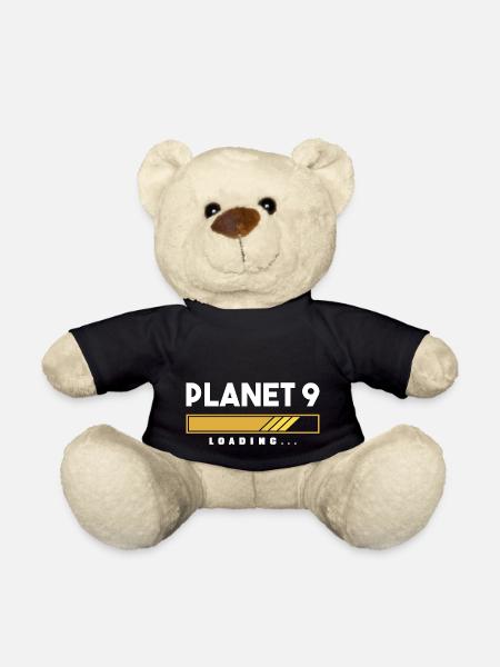 Planet 9 Sonnensystem Weltall Universum Geschenk - Teddy - Schwarz