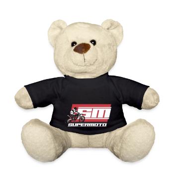 SM SUPER MOTO red - Teddy Bear - black - Front