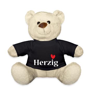 Lustiger Spruch Witzig Humor Geschenkidee - Teddy - Schwarz - Vorne
