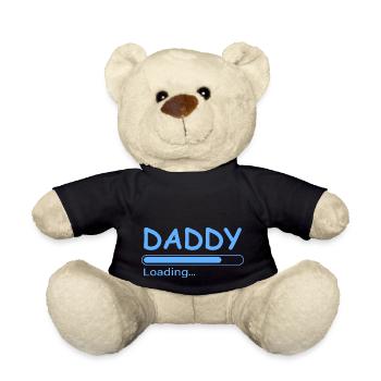 Chargement de papa - Nounours - noir - Devant