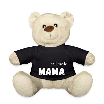 Nenn mich Mama - Teddy - Schwarz - Vorne
