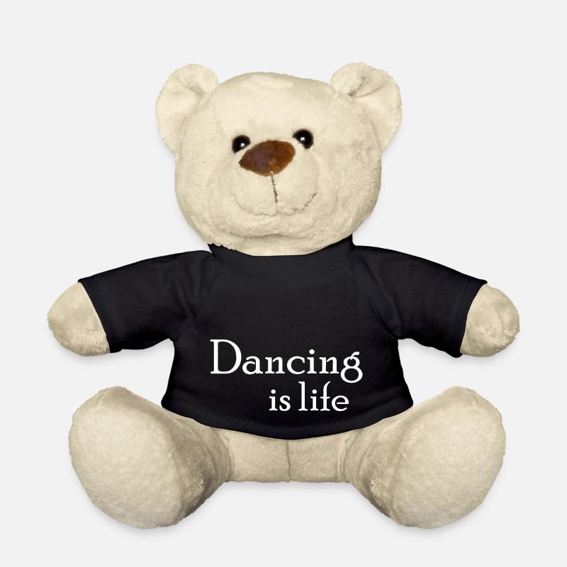 Dancing Dance Music - Teddy Bear - black