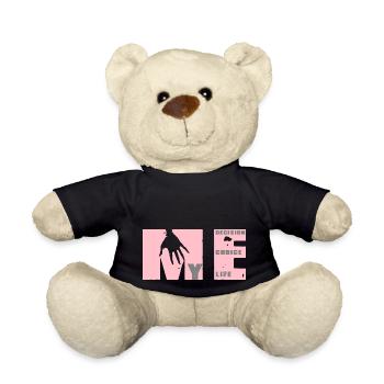Finding My Course: Choice, Decision, Life - Teddy Bear - black - Front