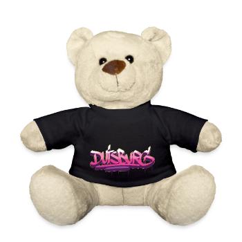 Duisburg Graffiti Shirt Style streetart urban cult - Teddy - Schwarz - Vorne