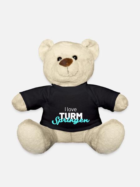 i love turmspringen - Teddy - Schwarz