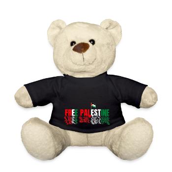 Palestine libre - Nounours - noir - Devant