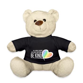 Dans un monde où vous pouvez être n’importe quoi, soyez gentil Citation - Nounours - noir - Devant