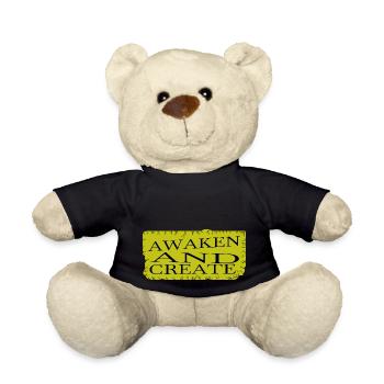 spiritual enlightenment path to enlightenment - Teddy Bear - black - Front
