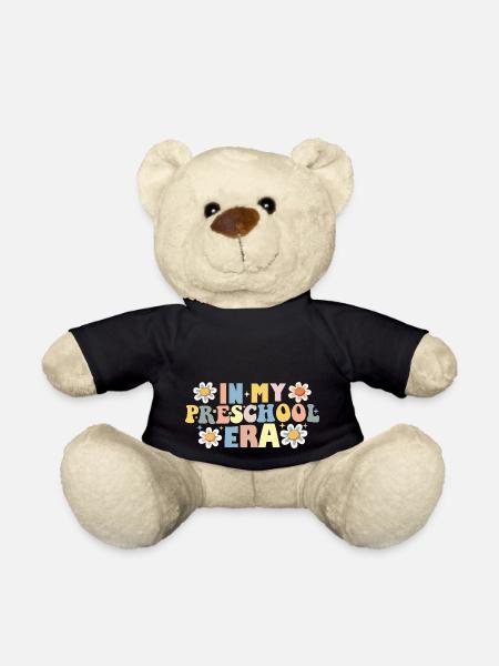 In My Preschool Era - Teddy Bear - black