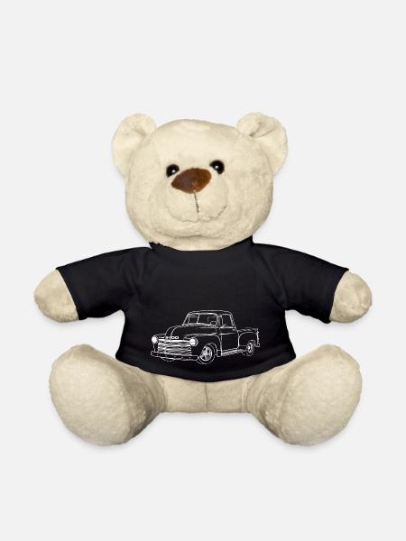 1949 Chevy 3100 stepside classic pickup truck - Teddy Bear - black