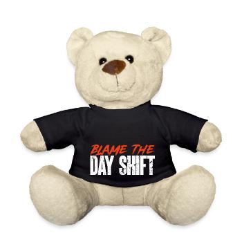 Night Shift Nurse - Teddy Bear - black - Front