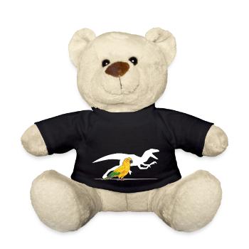 Parakeet Parrot Parakeet Bird - Teddy Bear - black - Front