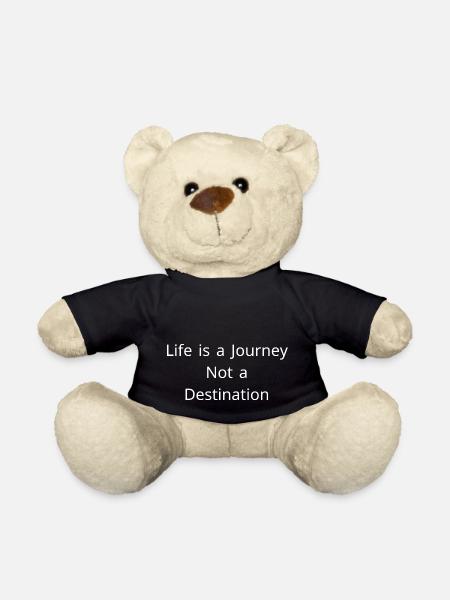 La vie est un voyage, pas une destination - Nounours - noir