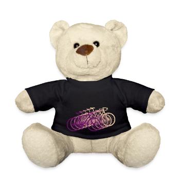 Fahrrad Rennrad Vintage Retro - Teddy - Schwarz - Vorne