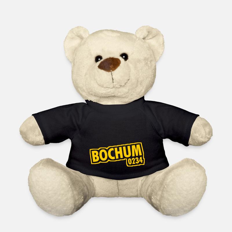 Bochum - 0234 - Vorwahl - NRW - Ruhrpott - Teddy - Schwarz