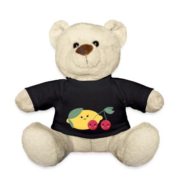 Zitrone & Kirschen - Teddy - Schwarz - Vorne