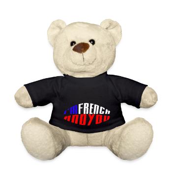 I am French and you - Teddy Bear - black - Front