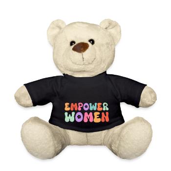 Empower Women - Teddy Bear - black - Front