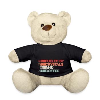 Energie durch Kristalle und Kaffee - Teddy - Schwarz - Vorne