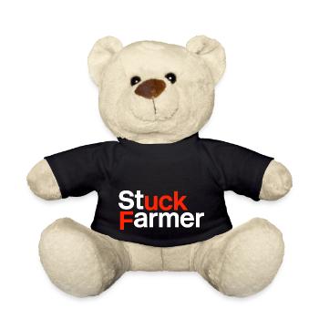 uk Politics starmer - Teddy Bear - black - Front