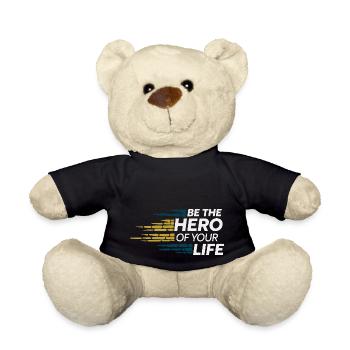 SOYEZ LE HÉROS DE VOTRE VIE - Nounours - noir - Devant