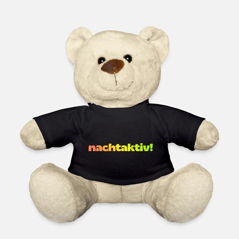 nachtaktiv! - Teddy - Schwarz