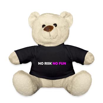 No Risk - Teddy Bear - black - Front