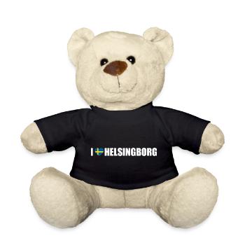 I love Helsingborg Schweden - Teddy - Schwarz - Vorne