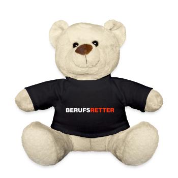 Professional rescuer - Teddy Bear - black - Front
