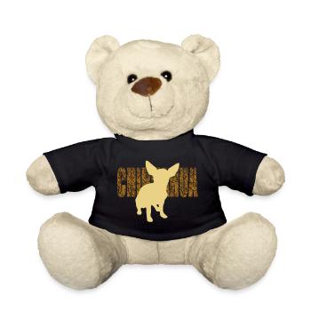 chihuahua - Teddy Bear - black - Front