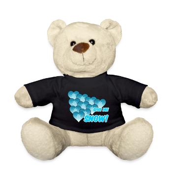 Snow Winter Schnee Schnee - Teddy - Schwarz - Vorne