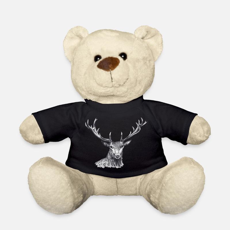 Hirsch - Teddy - Schwarz