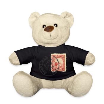New Zealand stamp - Nounours - noir - Devant