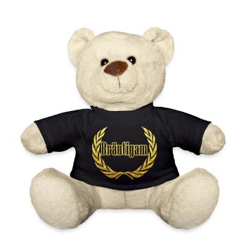 Bräutigam Junggesellenabschied - Teddy - Schwarz - Vorne