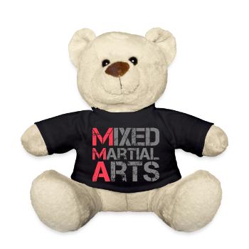 mma fighting kampfsport mixed martial arts Logo - Teddy - Schwarz - Vorne